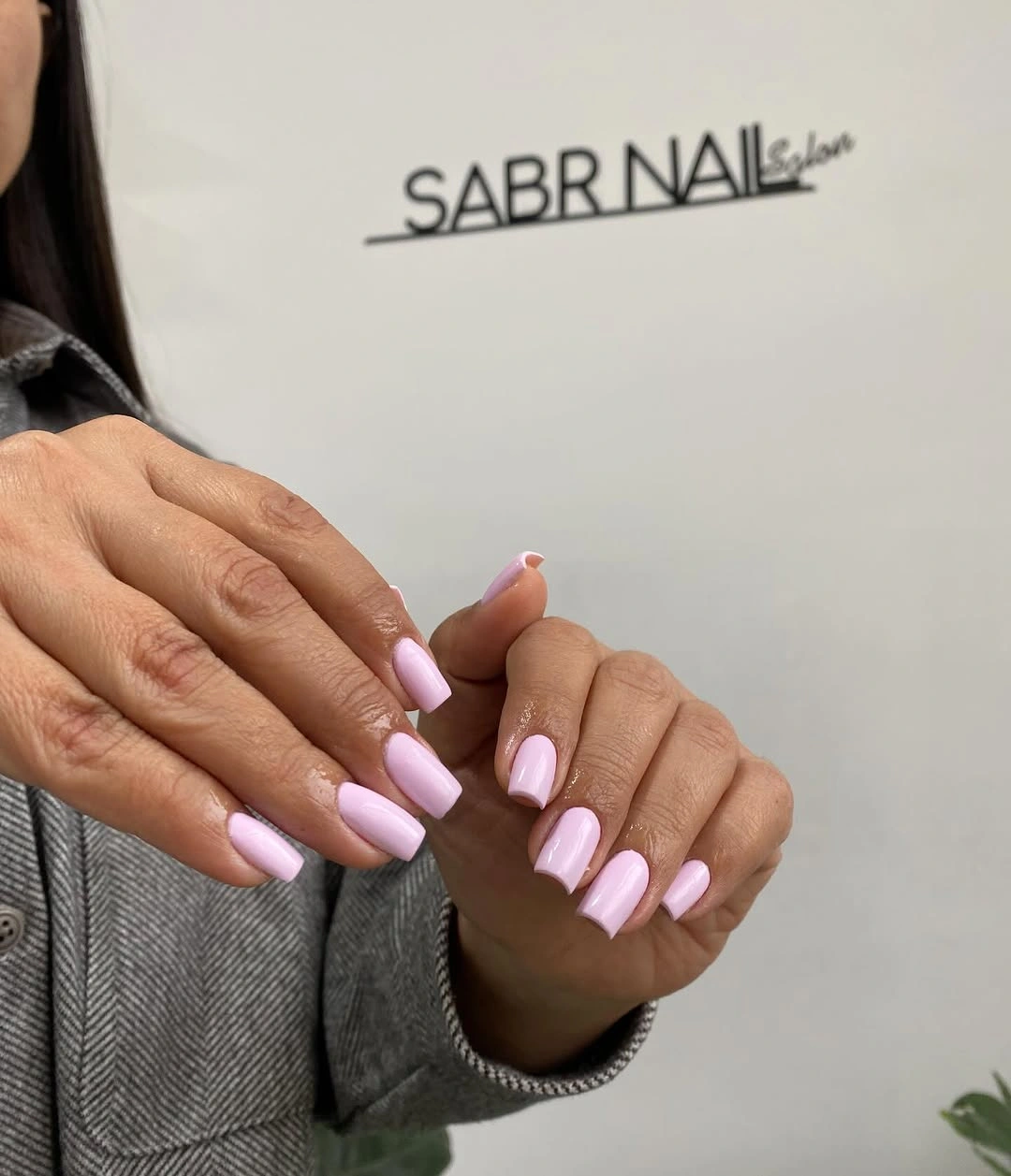 September nail art ideas 2026 Soft Lavender Short Square Nails