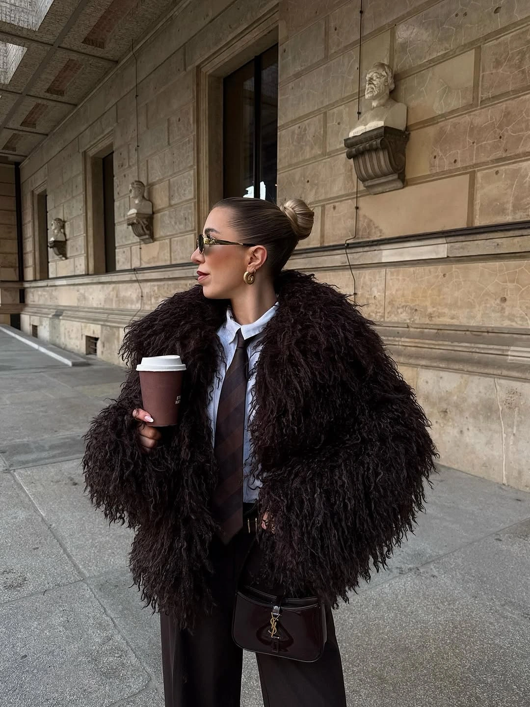 shaggy jacket Office Tailoring Reinvented with a Dark Shaggy Jacket