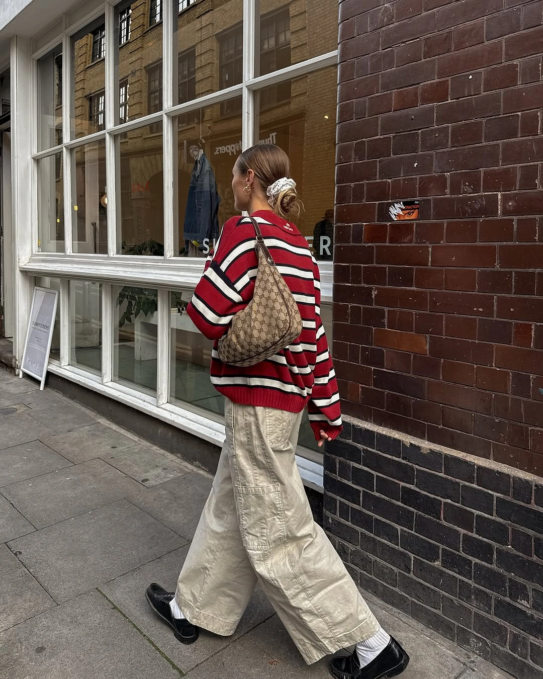 what are the best fall outfits for casual days? Striped Knitwear Adds Personality to Relaxed Everyday Looks