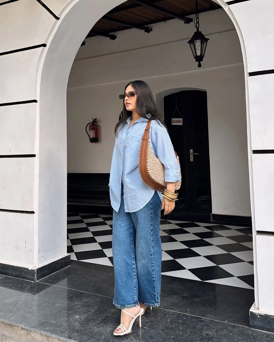 wide leg jeans outfit fall 2026 Oversized Shirt And Denim For Effortless Fall Dressing