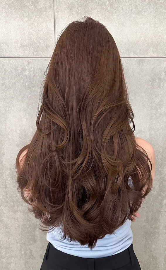 Rich Chocolate Brown — Winter Hair Colors for Women Over 40