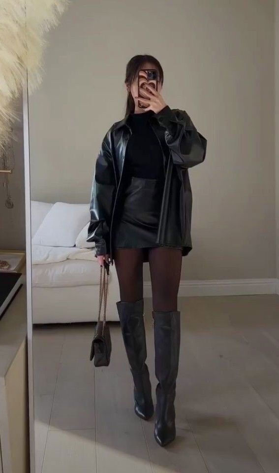10 Mini Skirt Outfits Marvel for Chilly Chic 1 - Fab Mood | Colour + Mood + Style Inspiration