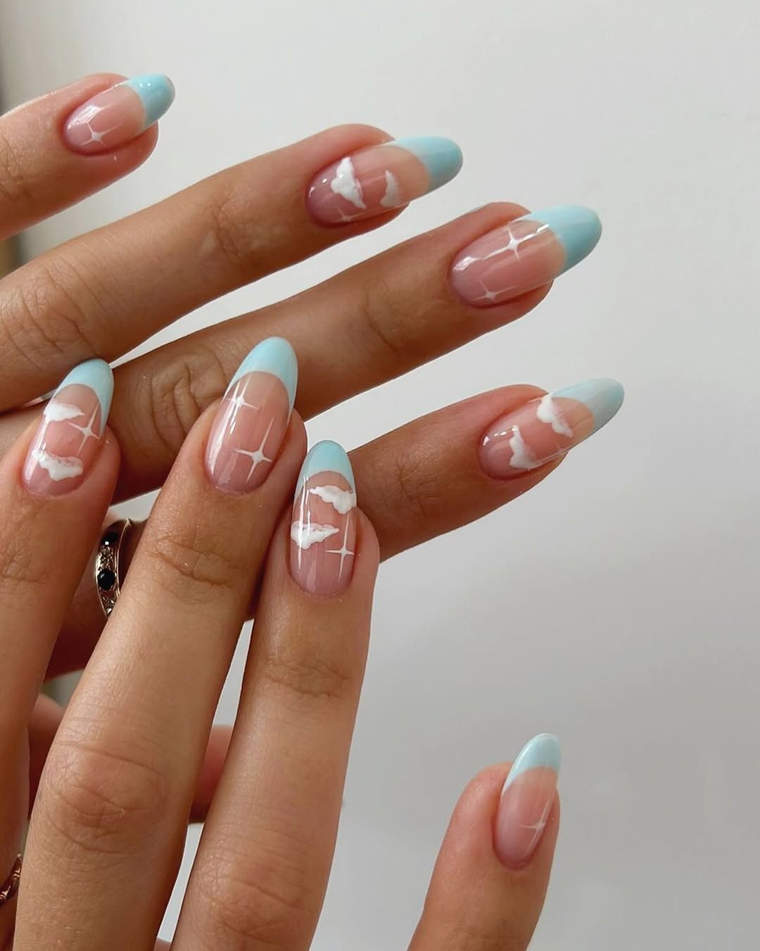 20 French Manicure Ideas for January, From Frosty Pastels to Metallic Tortoiseshell