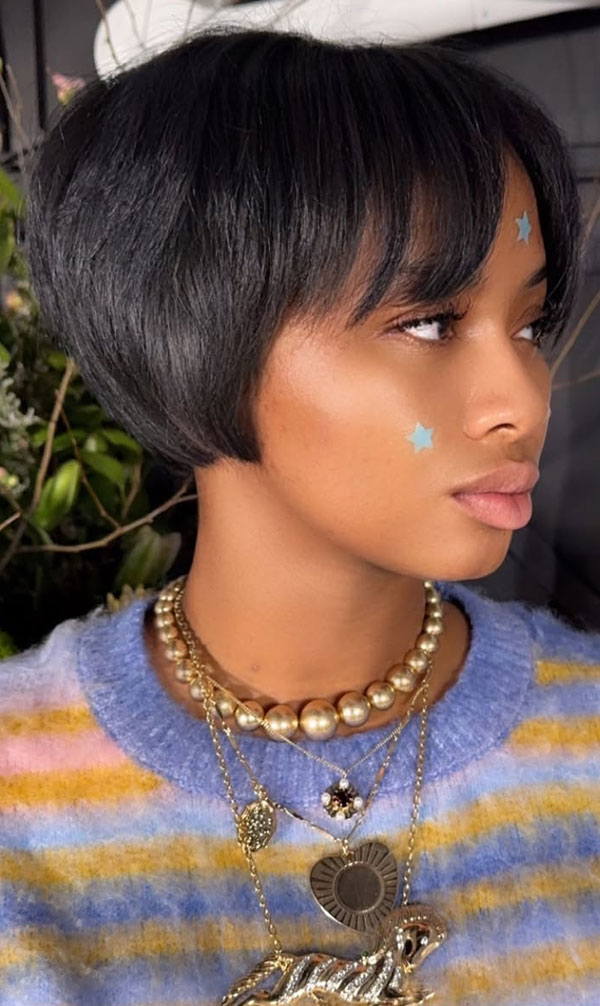 Short Black Hair Affordable Bob Hairstyles - Jet Will Forever Be Top-tier; And Naturally Intrinsic With