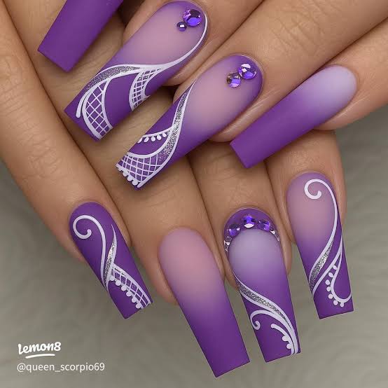 Visual Idea — Coffin Nail Designs