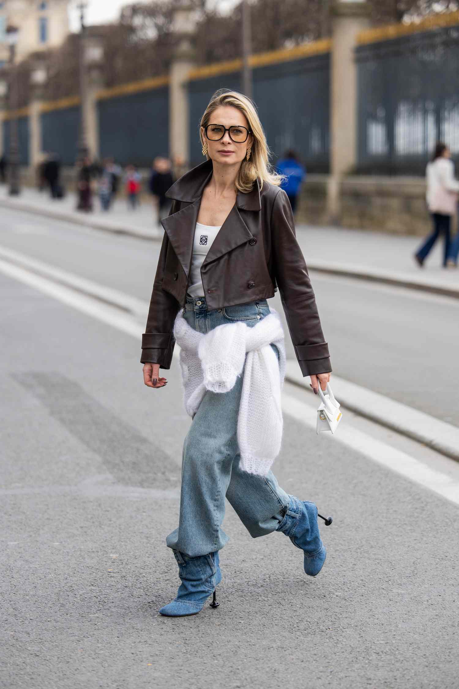 Denim Slouch Boots Outfits Slouched Denim With Boots TikTok
