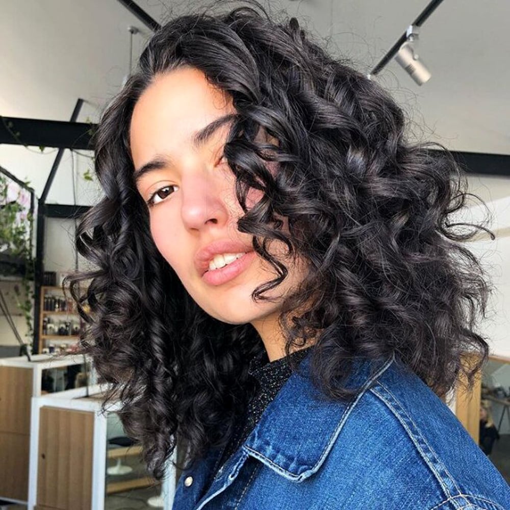Collarbone Layers With Defined Curls Collarbone Layers With Defined Curls — Winter Hairstyles for Curly Hair