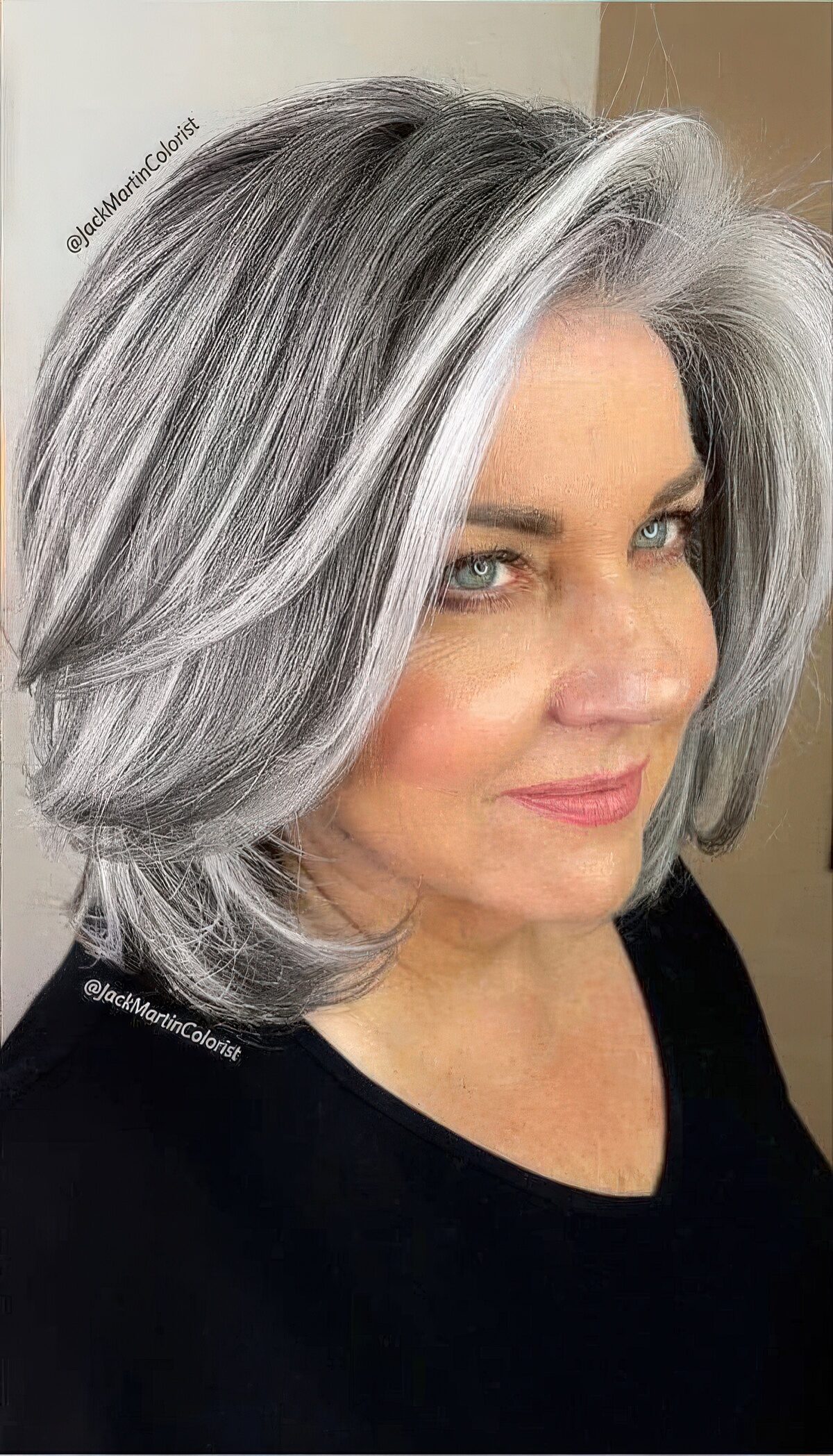 58 Beautiful Grey Blending Hair Ideas - Styleoholic