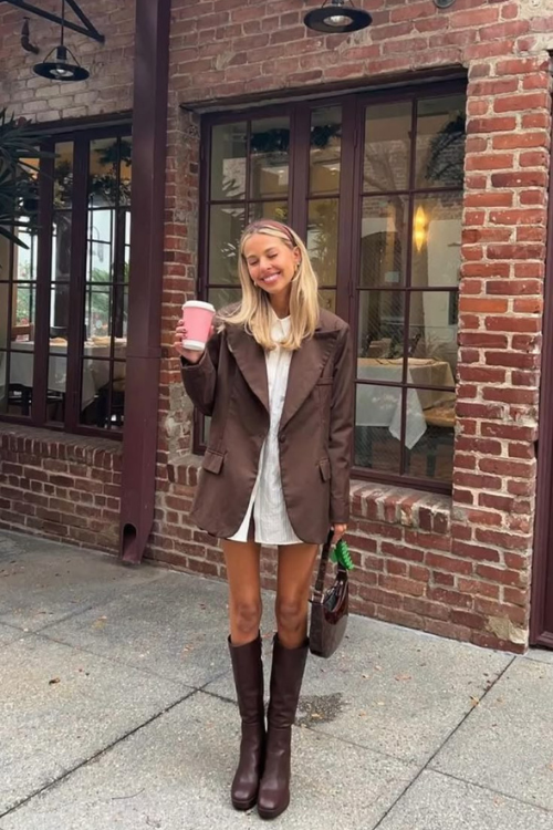 21 Cute Brown Boots Outfits That'll Have You Looking Like A Pinterest Pin IRL
