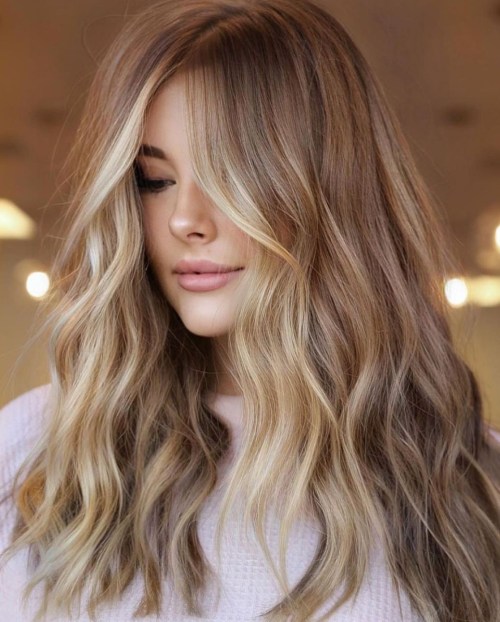 Medium Blonde With Ash Highlights — Winter Hair Colors for Blondes