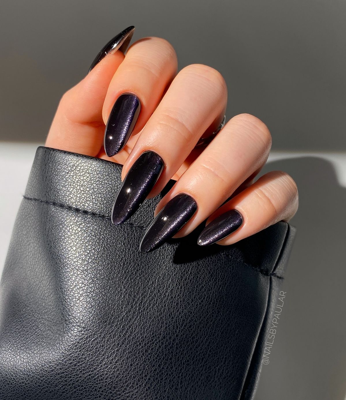Glossy With Shimmer Visual Idea Glossy With Shimmer Visual Idea — Classy Winter Nails