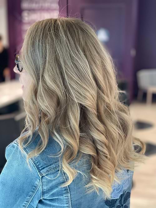 Ash Blonde With Lighter Highlights Ash Blonde With Lighter Highlights — Reverse Balayage