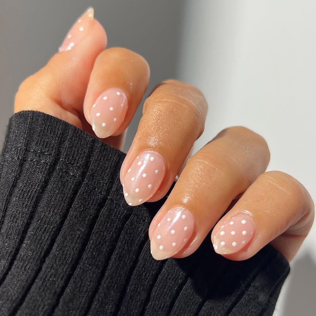Tortoiseshell French Tip Oval Nails Tortoiseshell French Tip Oval Nails — Classy Simple Nail Designs