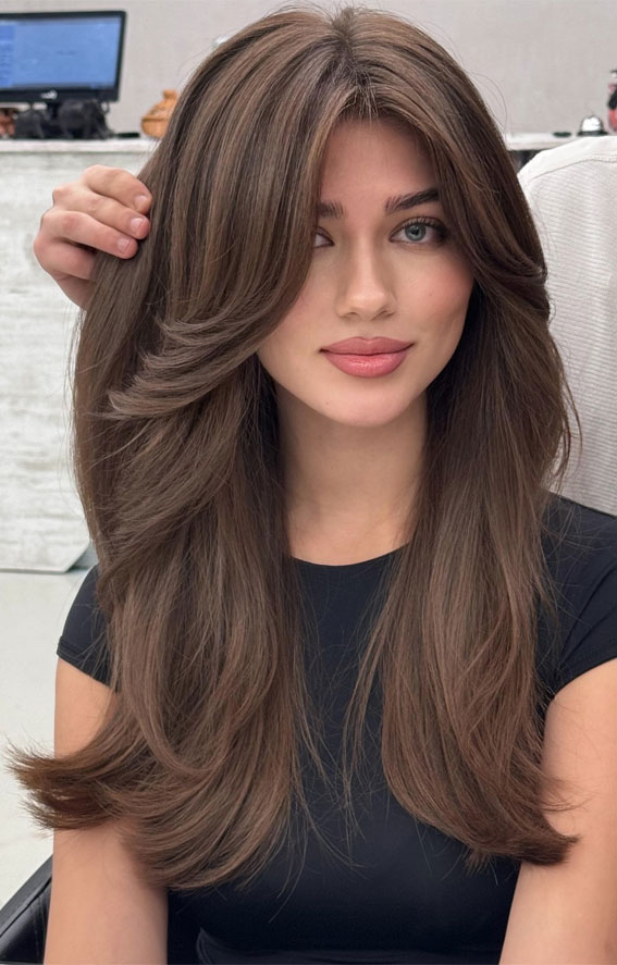 Cool Medium Brown Visual Idea Cool Medium Brown Visual Idea — Cool Winter Hair Colors