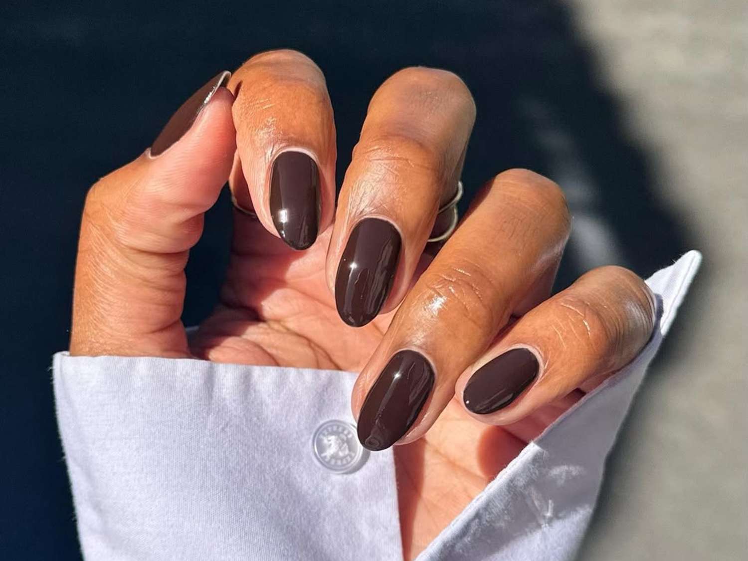 Deep Espresso Brown Glossy Deep Espresso Brown Glossy — Everyday Winter Nails