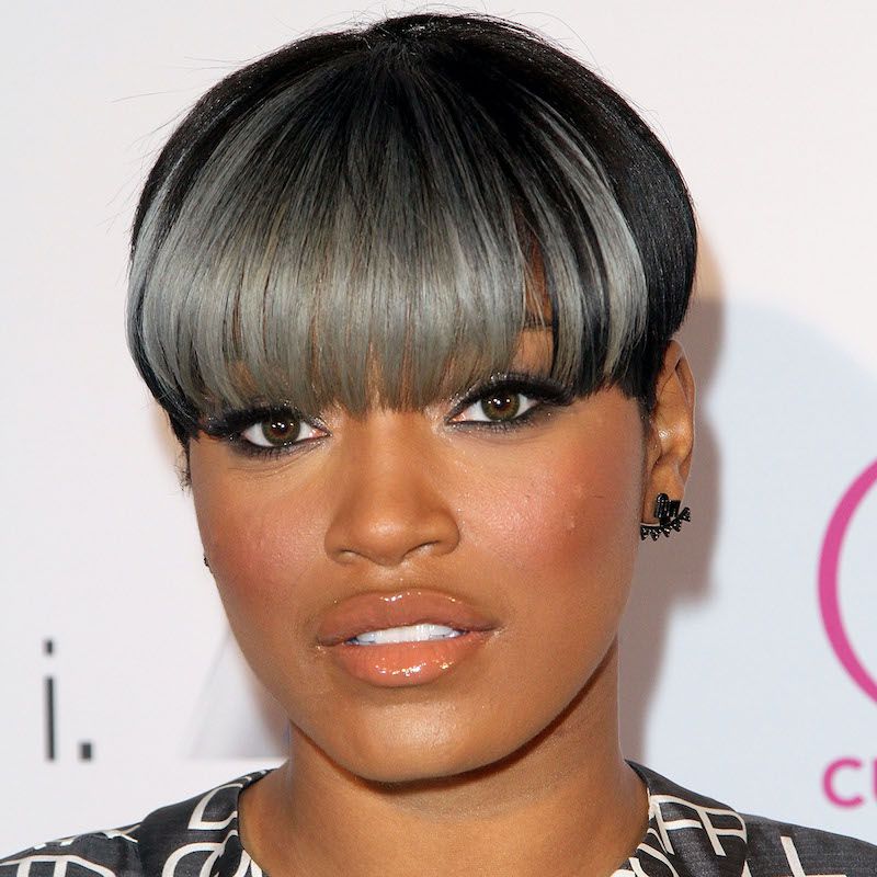 Blunt Gray Bob With Blunt Bangs — Winter Hairstyles for Gray Hair