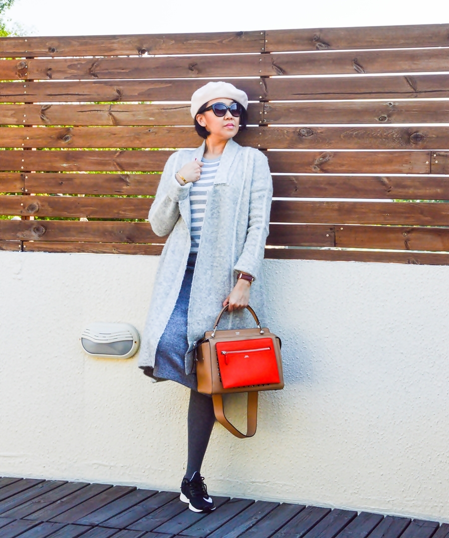 Black Beret with Plaid Culottes and Ankle Boots Black Beret with Plaid Culottes and Ankle Boots — Beret Outfits
