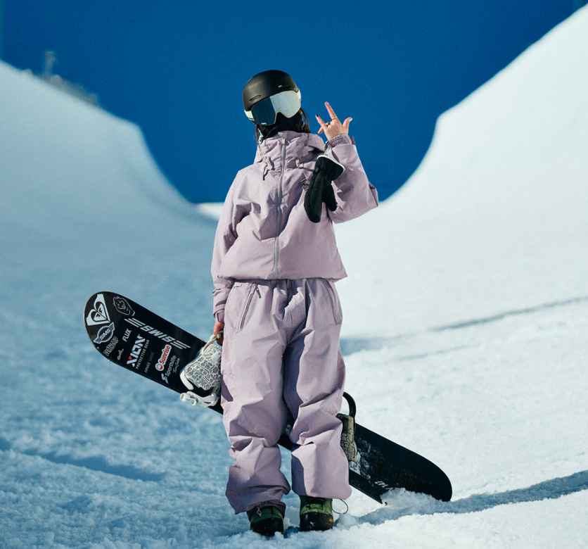 Monochromatic Purple Power: Complete Snowboarding Set Monochromatic Purple Power: Complete Snowboarding Set — Snowboarding Outfits