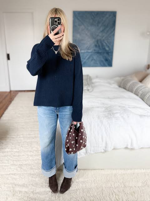 Layered Knits and Belted Coat for a Chic Dinner Layered Knits and Belted Coat for a Chic Dinner — Winter Dinner Outfits