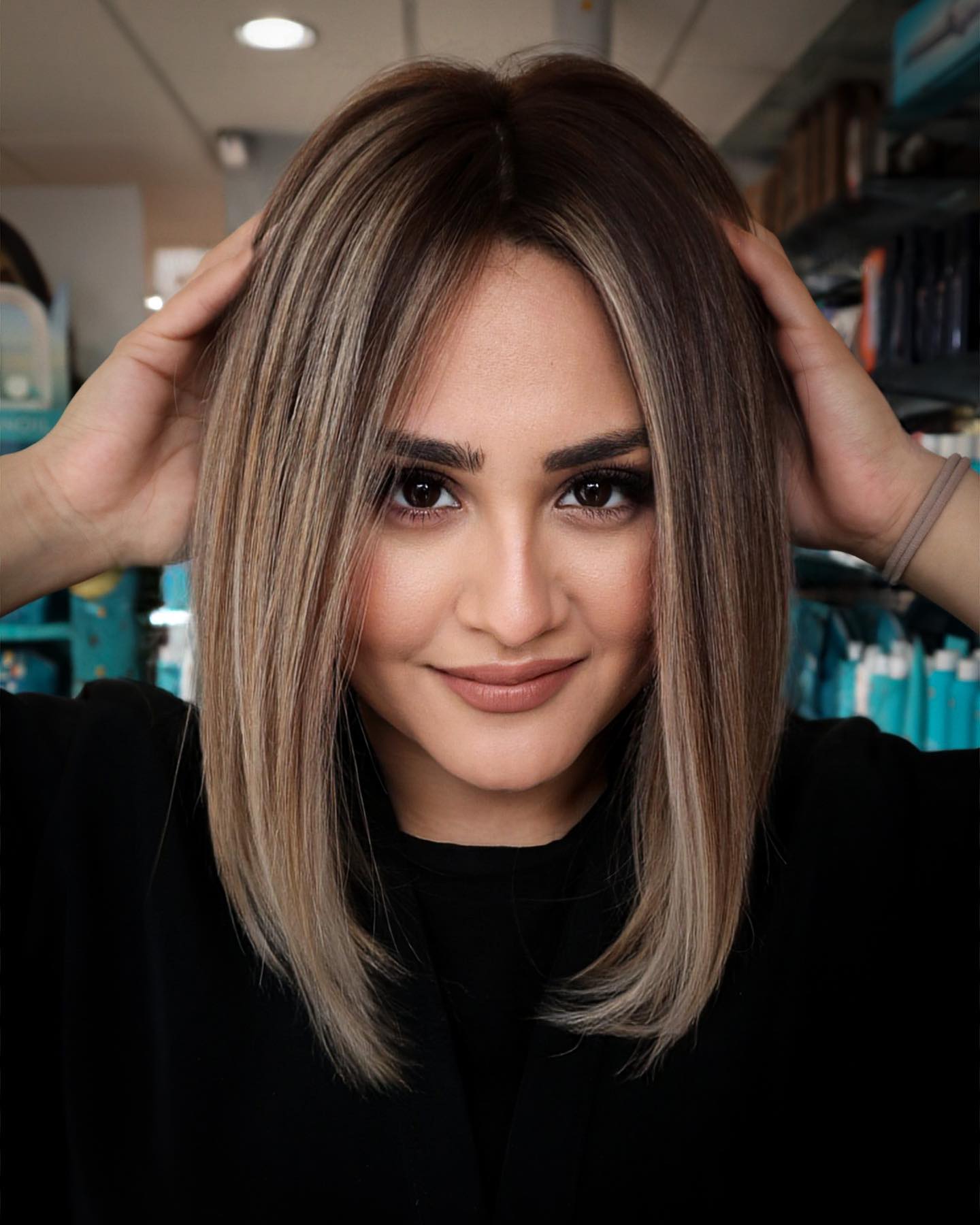 Polished Waves With Subtle Layers Polished Waves With Subtle Layers — Winter Shoulder Length Hairstyles