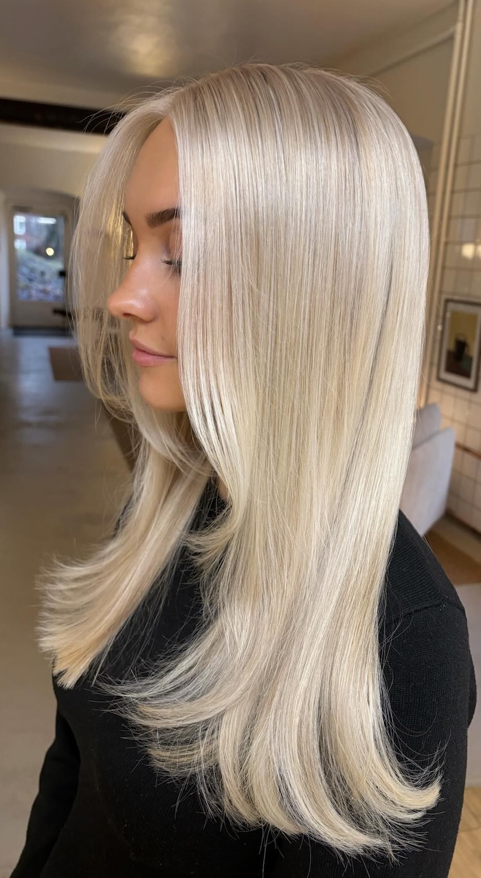 Visual Idea — Icy Blonde Hair