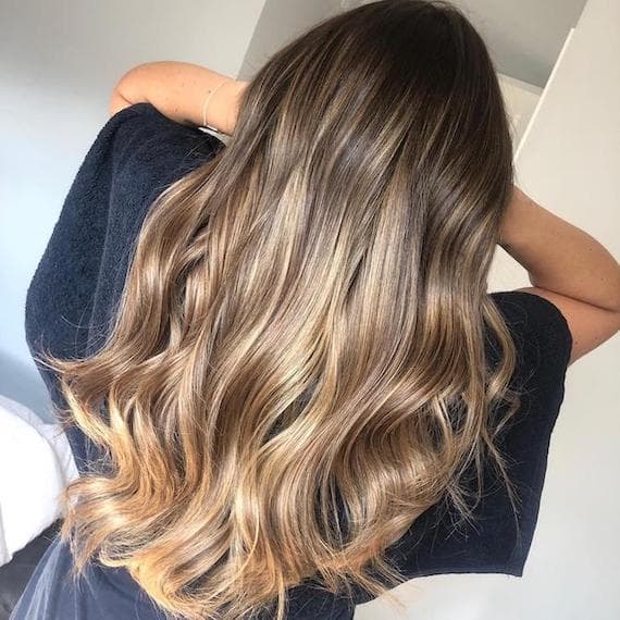 Dark Brown Base With Blonde Balayage — Blonde to Brunette Hair