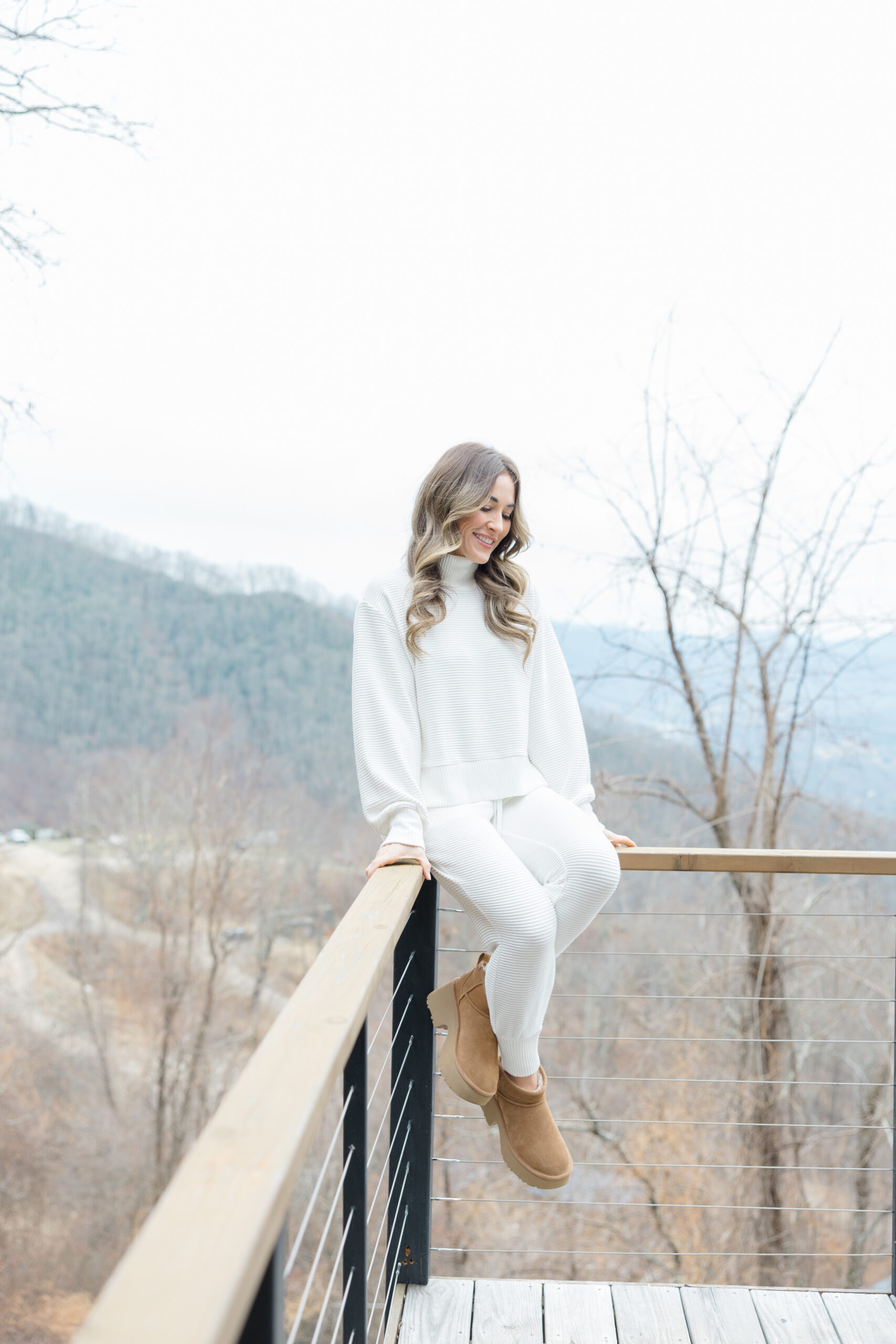 Matching Ribbed Knit Set for Cozy Comfort Matching Ribbed Knit Set for Cozy Comfort — Winter Outfits for Warm Weather