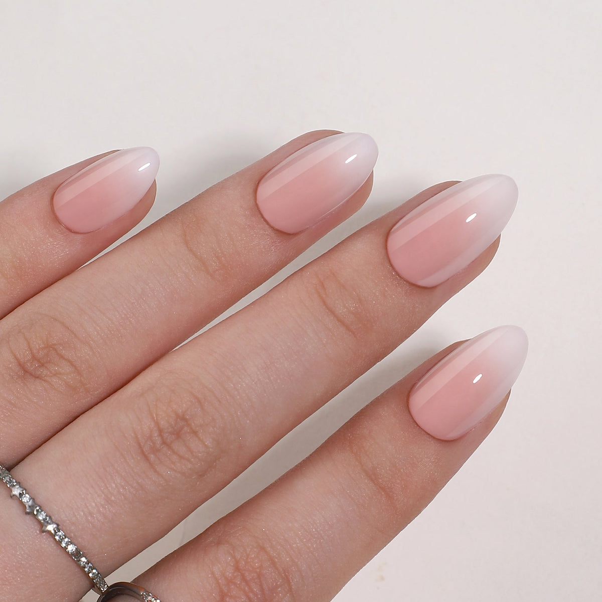 Sheer Nude with Pale Yellow French Tips — Neutral Nail Colors