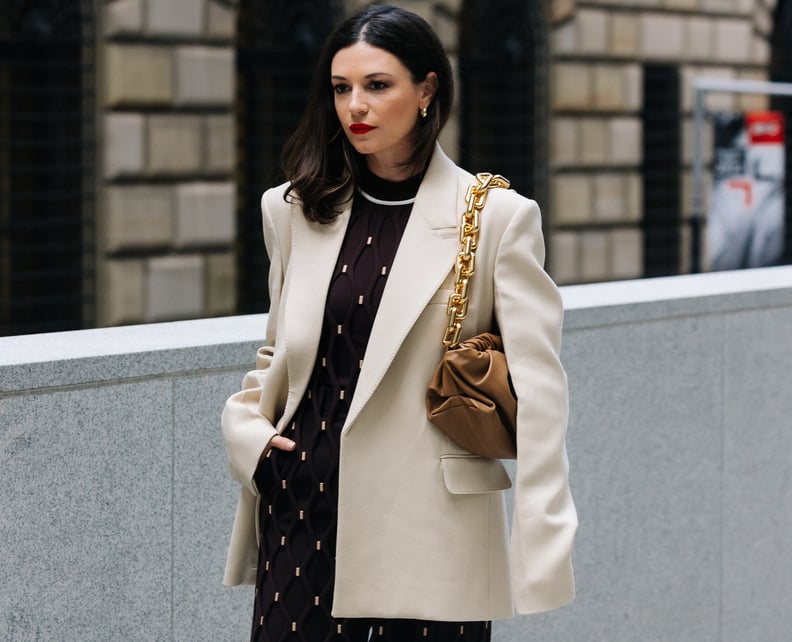 Oversized Blazer and Knit Dress: Sophisticated Layering for a Party — Winter Party Outfits