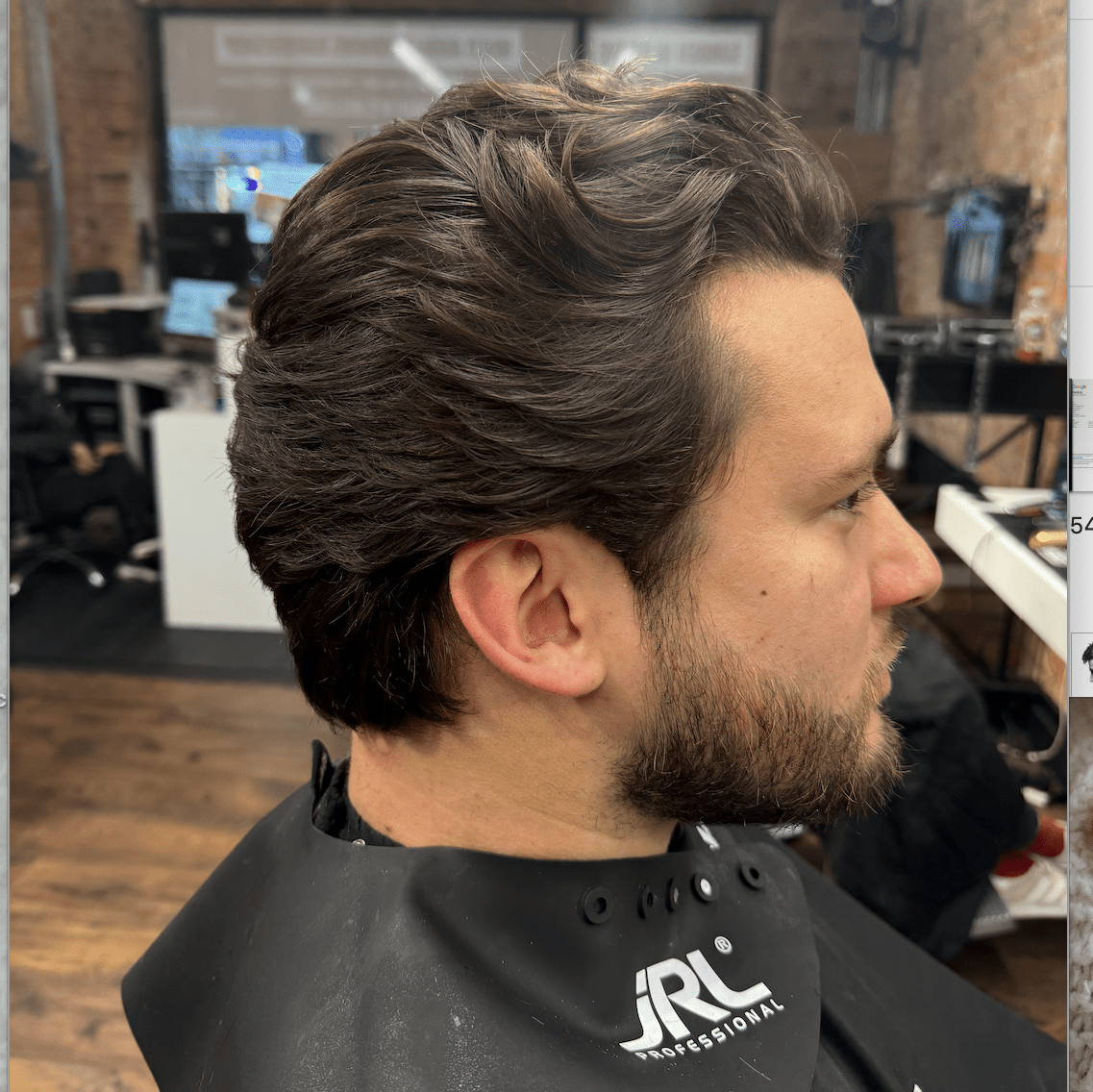 Collarbone Length Layered Cut — Winter Haircuts for Men