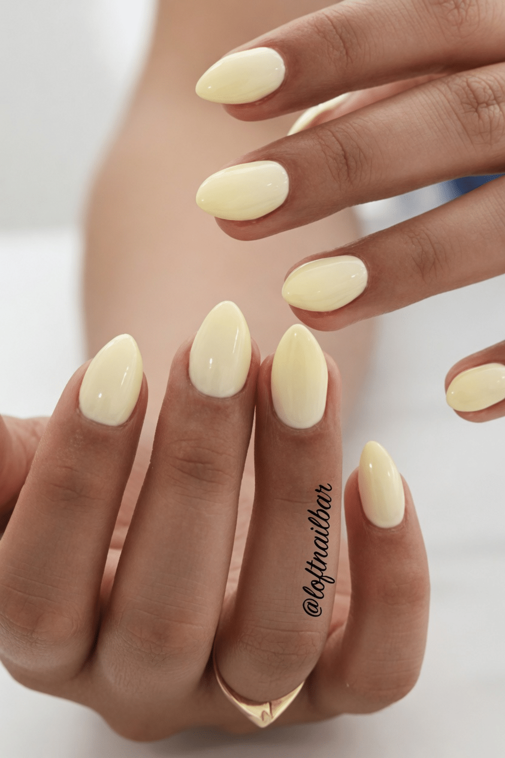 Soft Pale Yellow to Pink Ombre Almond Nails Soft Pale Yellow to Pink Ombre Almond Nails — Almond Nail Inspo