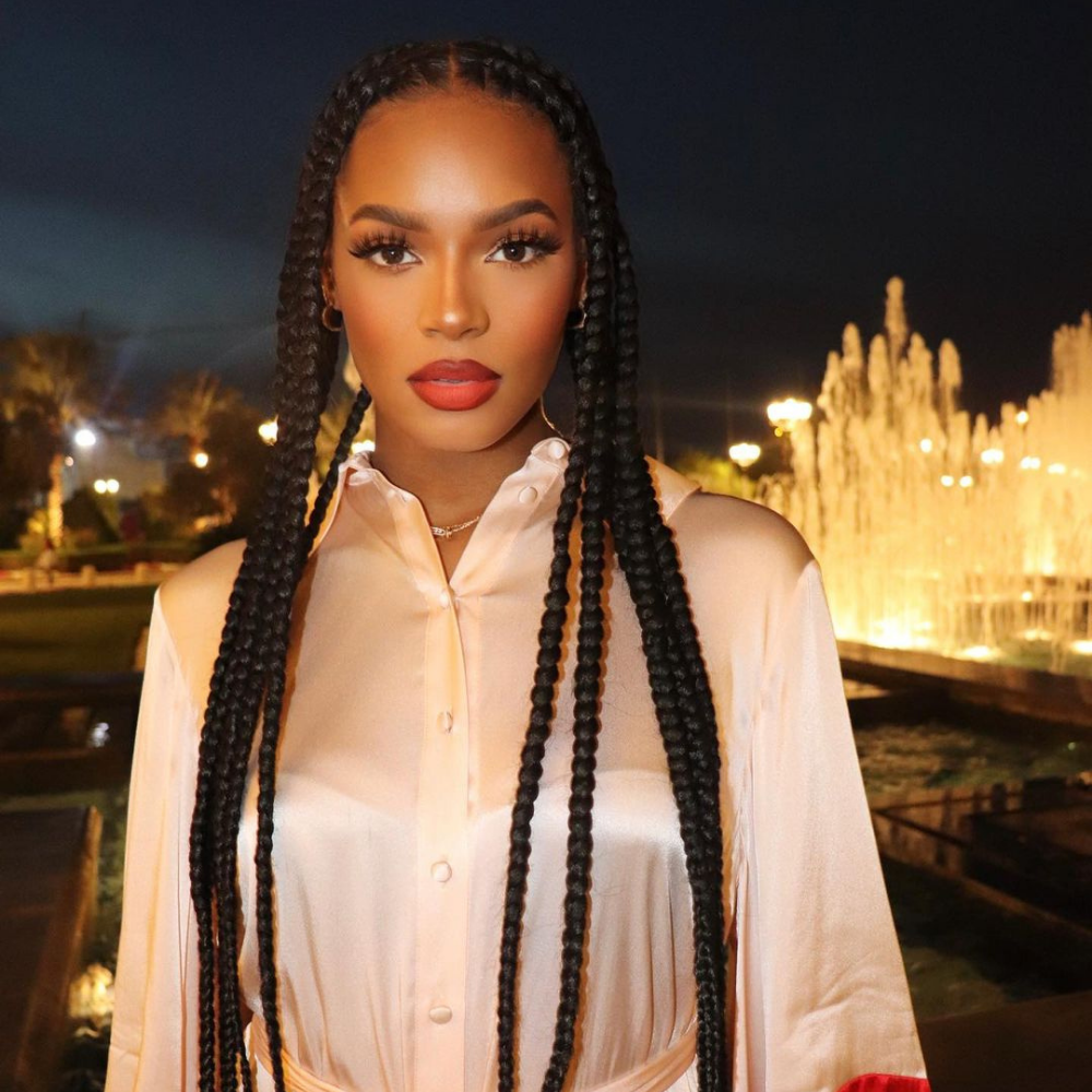 Mid-Back Long Box Braids — Winter Natural Hairstyles