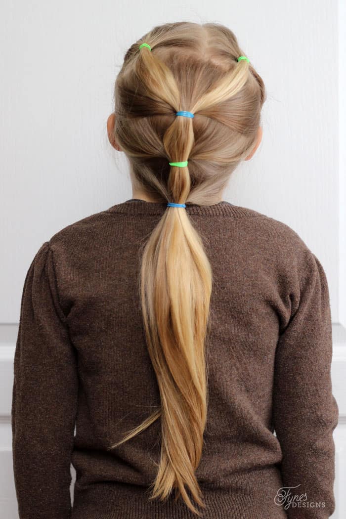 Bubble Braided Ponytail Bubble Braided Ponytail — Winter Hairstyles for School