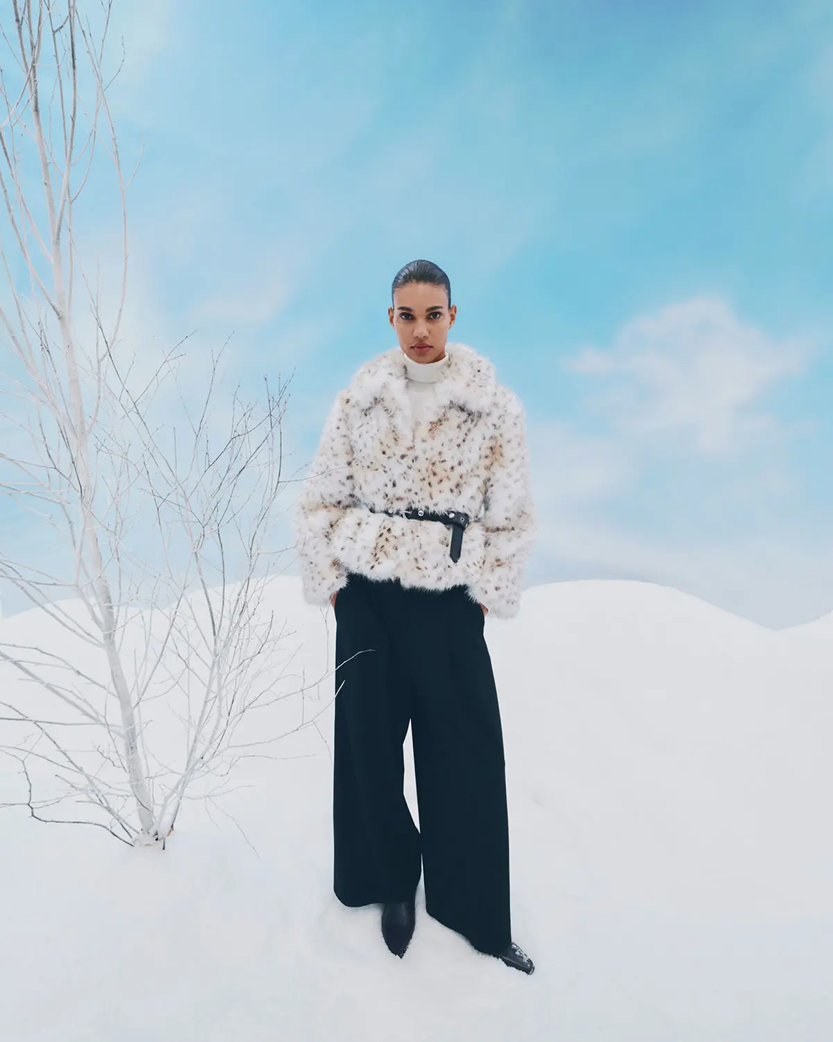 Quilted Puffer Jacket with Faux Leather Pants Quilted Puffer Jacket with Faux Leather Pants — Winter Going Out Outfits