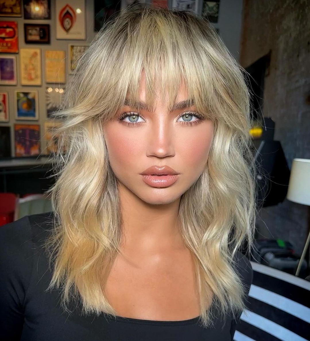 Shag Visual Idea — Winter Hairstyles for Thin Hair