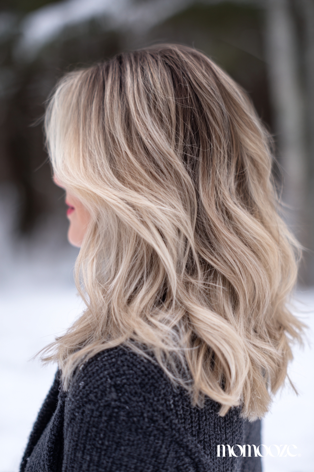 Ash Blonde With Lighter Highlights Visual Idea — Winter Hair Colors