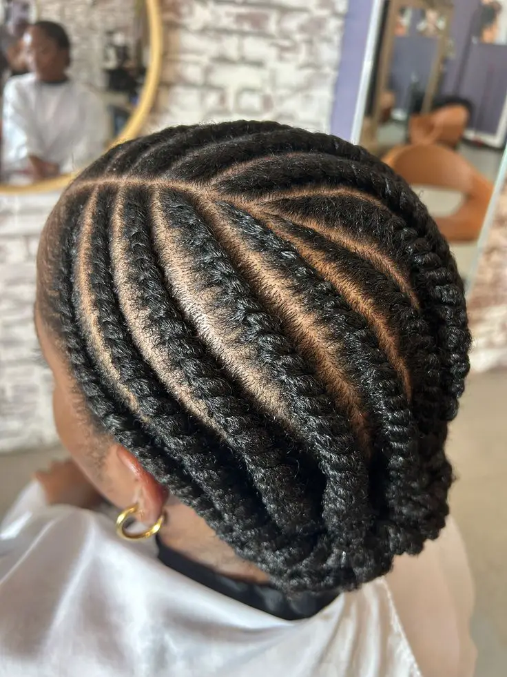 Twist Braids with Decorative Beads Twist Braids with Decorative Beads — Winter Braids for Black Women