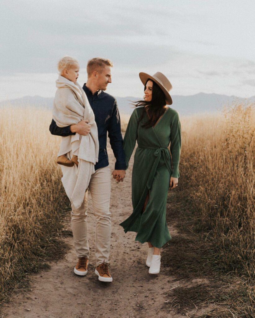 White Boots Outfit Idea White Boots Outfit Idea — Winter Family Photo Outfits