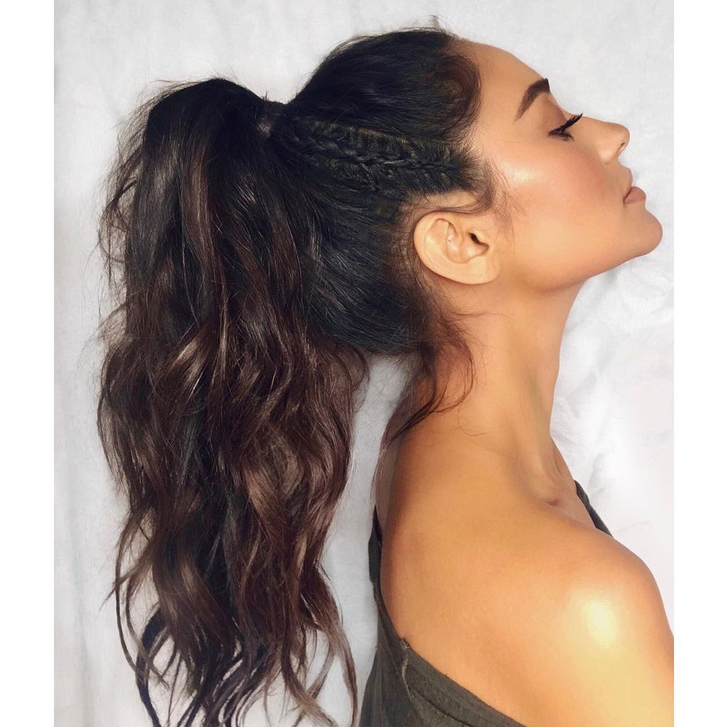 High Ponytail with Braided Accents High Ponytail with Braided Accents — Winter Ponytail Hairstyles