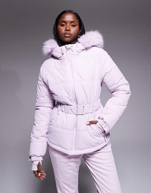 Pink Padded Ski Jacket Outfit Idea Pink Padded Ski Jacket Outfit Idea — Ski Outfits
