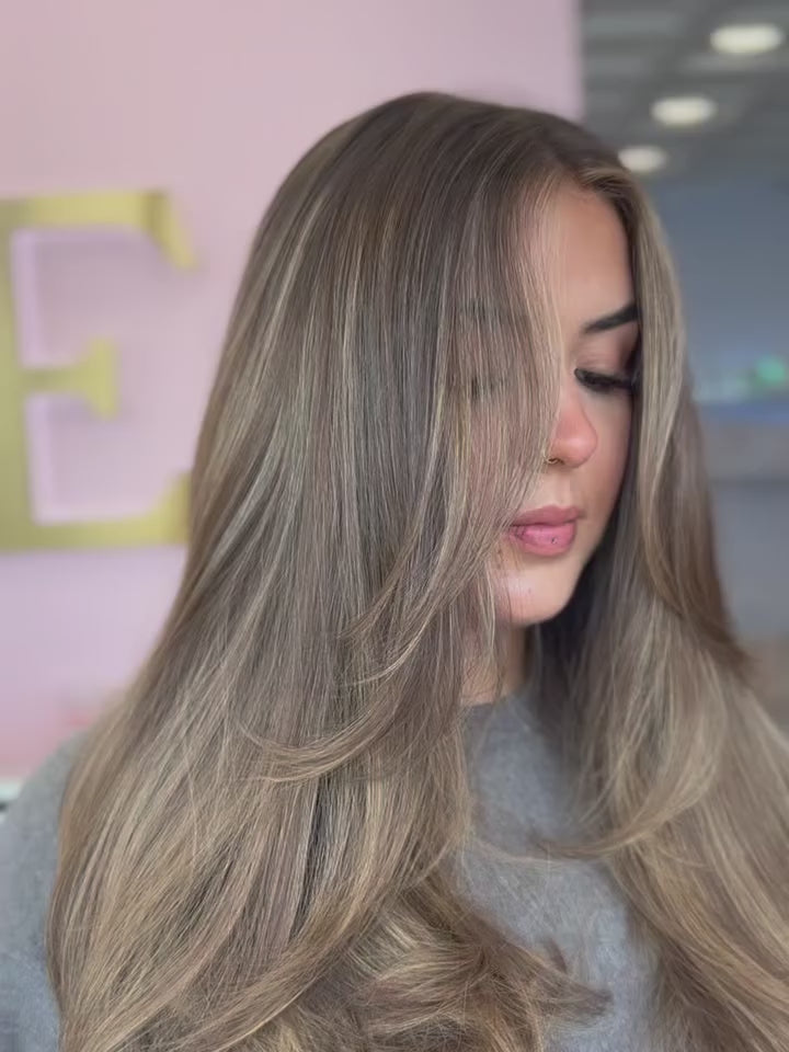 Ash Blonde With Root Shadow Balayage Ash Blonde With Root Shadow Balayage — Low Maintenance Winter Hair Colors