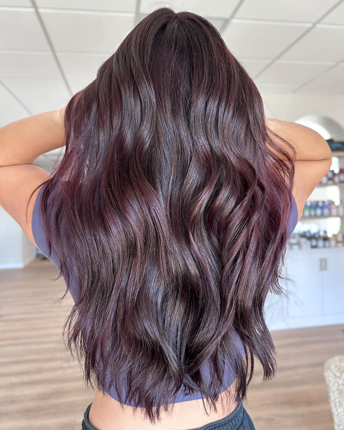 No Bangs Visual Idea No Bangs Visual Idea — Winter Hair Colors for Brunettes