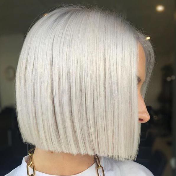 Ear Visual Idea — Icy Blonde Hair