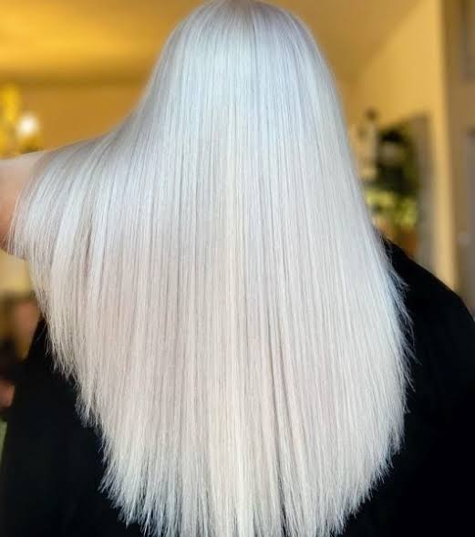 Platinum Blonde Visual Idea — Icy Blonde Hair