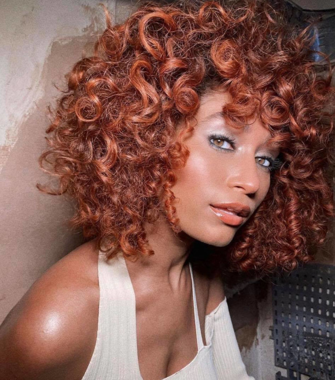 Cinnamon Brown Visual Idea Cinnamon Brown Visual Idea — Winter Hair Colors for Curly Hair