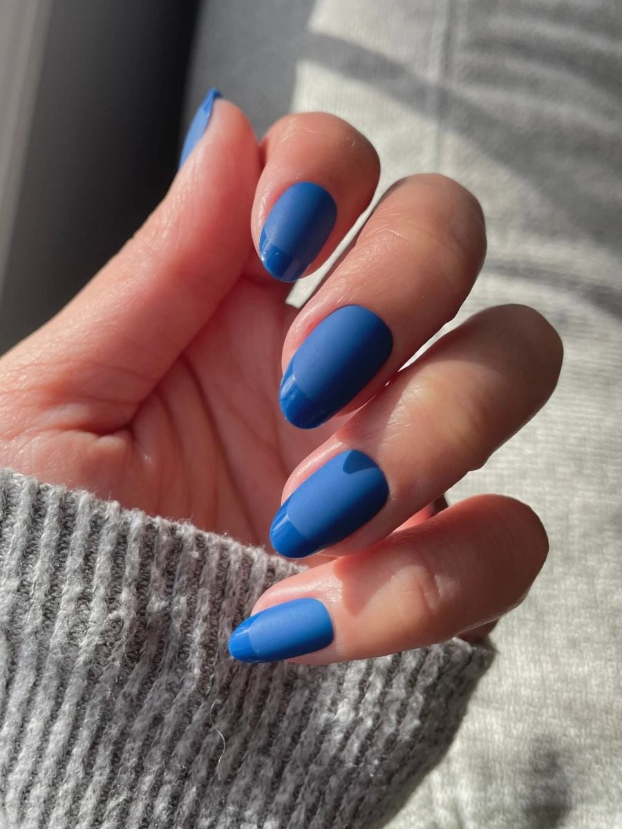 Matte And Glossy Visual Idea Matte And Glossy Visual Idea — Winter Nail Colors for Pale Skin