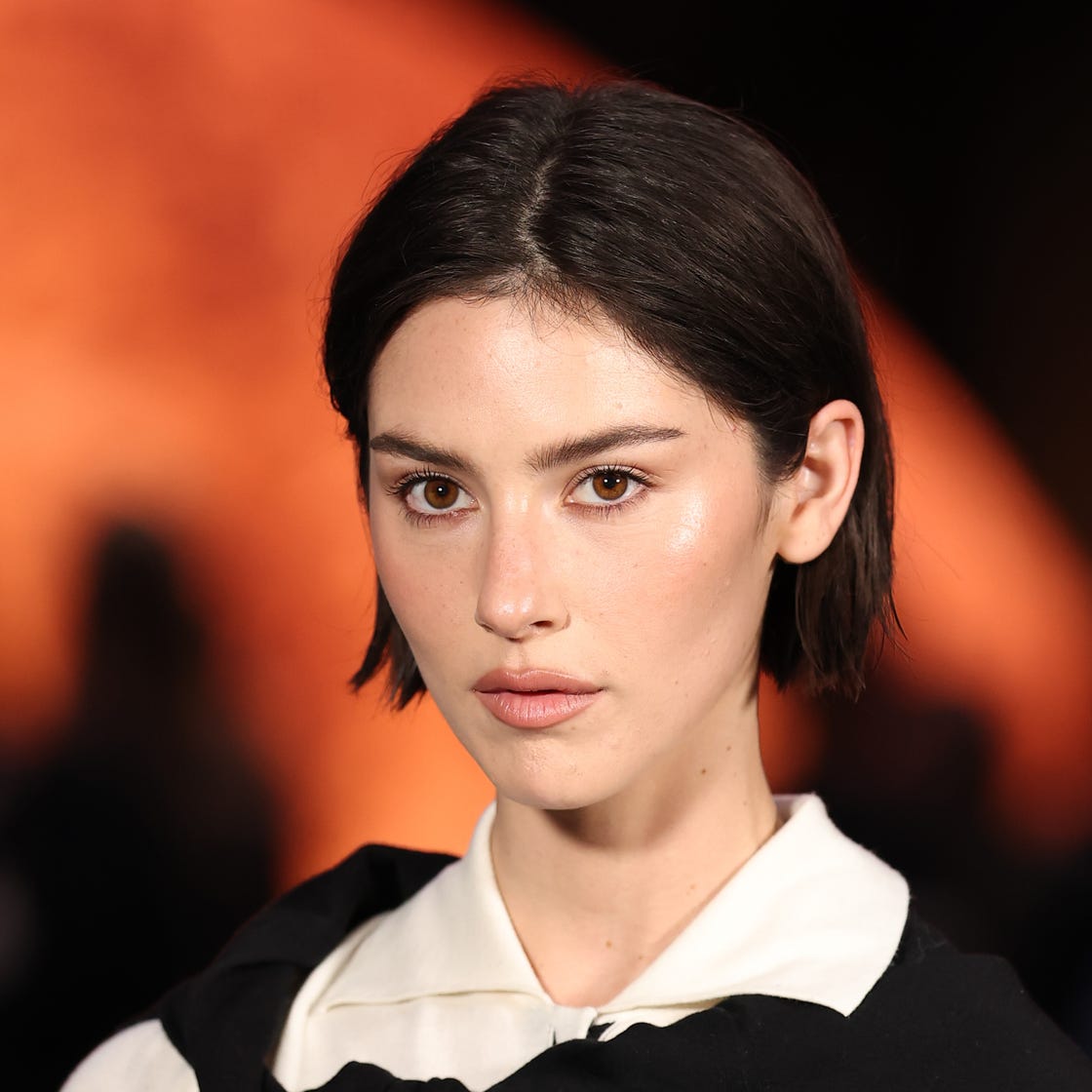 Dark Brown Bob with Blunt Bangs — Winter Bob Haircuts