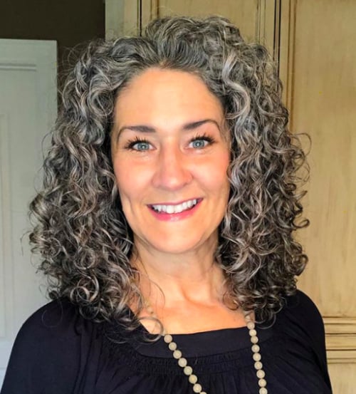 Shoulder-Length Bob With Defined Curls Shoulder-Length Bob With Defined Curls — Winter Haircuts for Gray Hair