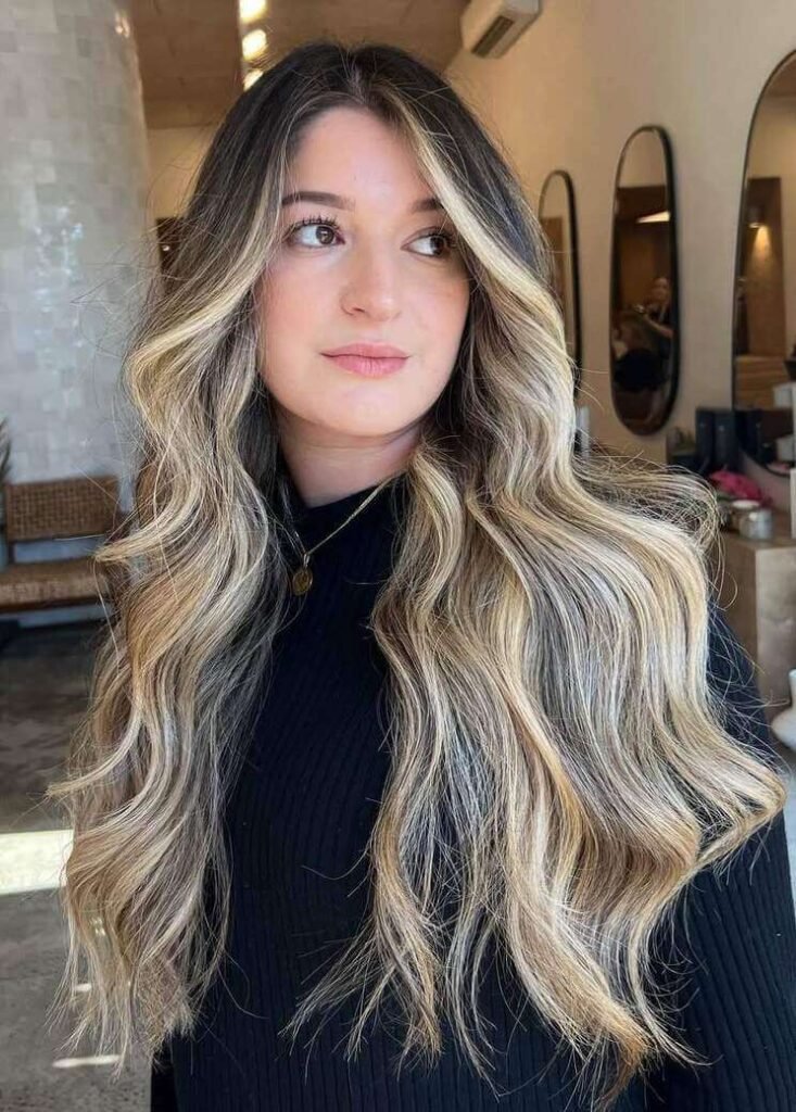 Dark Blonde Base With Heavy Balayage — Winter Hair Colors for Blondes