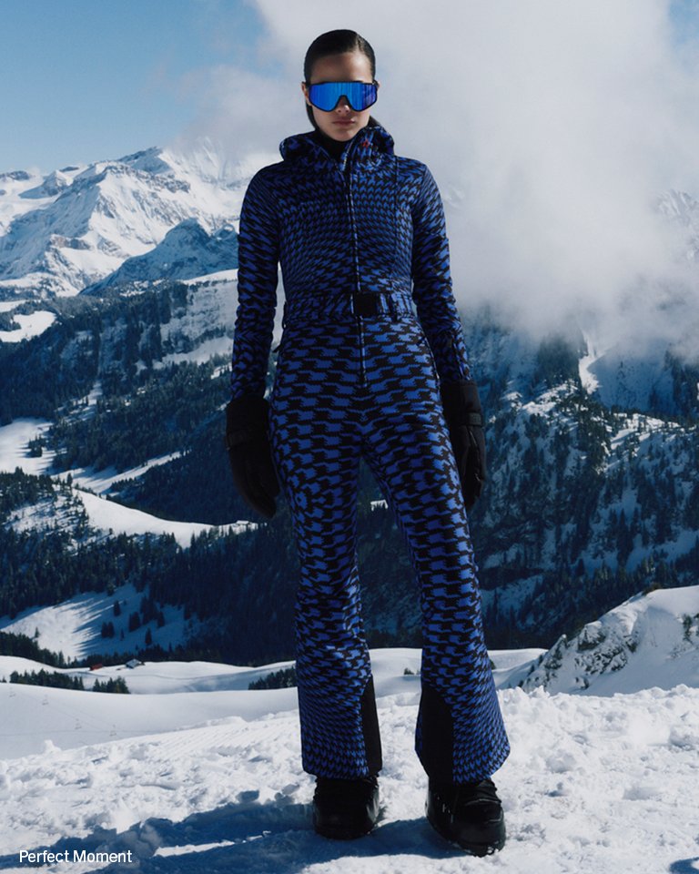 Geometric Patterned Ski Suit Geometric Patterned Ski Suit — Apres Ski Outfits